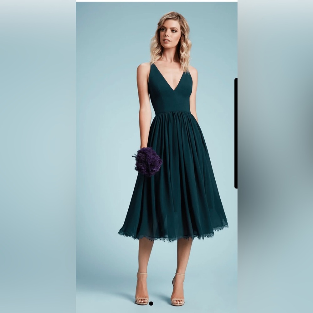 NWT Dress the Population Alicia Dress- Pine